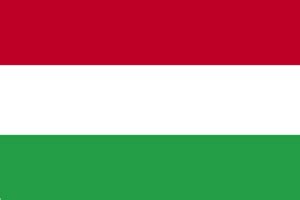 Vlag van hongarije, bij meer dan windkracht 6 weghalen. Vlaggen | Elan Languages