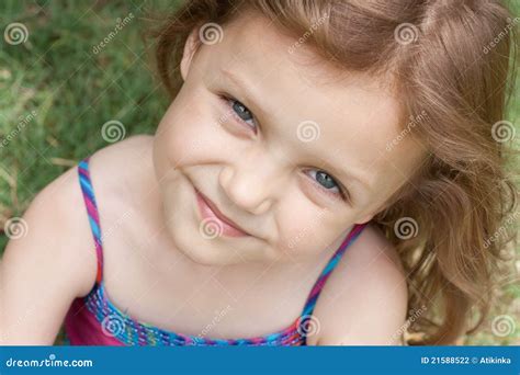 Beautiful Little Girl Portrait Stock Photo Image Of Face Person