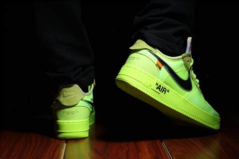 Off White X Nike Air Force 1 Volt Release Date Price