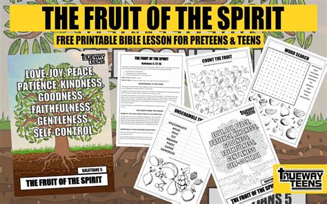 The Fruit Of The Spirit Galatians 5 22 26 Bible Lesson For Teens
