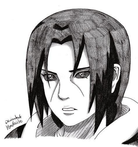 Itachi Drawing Speed Drawing Itachi Uchiha From Naruto Youtube