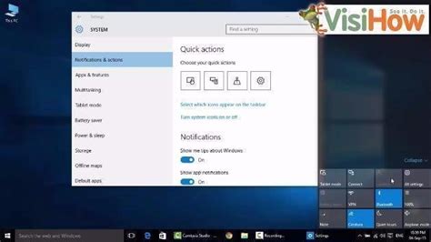 Setup Quick Action Buttons In Windows 10 Visihow