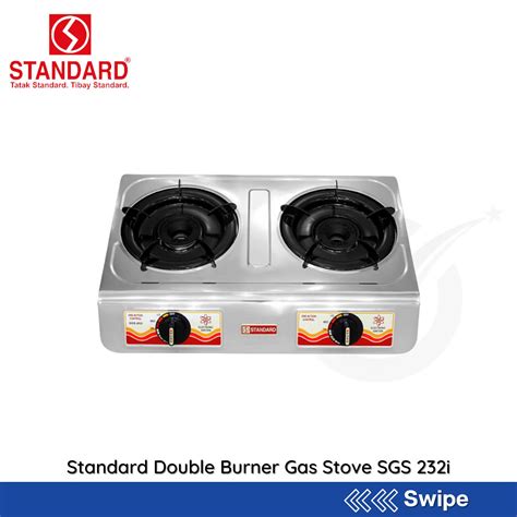 Standard Double Burner Gas Stove Sgs 232i Peoples Choice Marketing