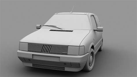 3d Model Of Fiat Uno Turbo