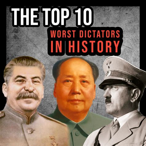 The Top 10 Worst Dictators In History Owlcation