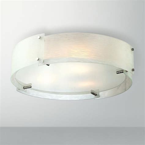 Lite Source Kaelin Flushmount 21 Chrome Ceiling Light W7496 Lamps