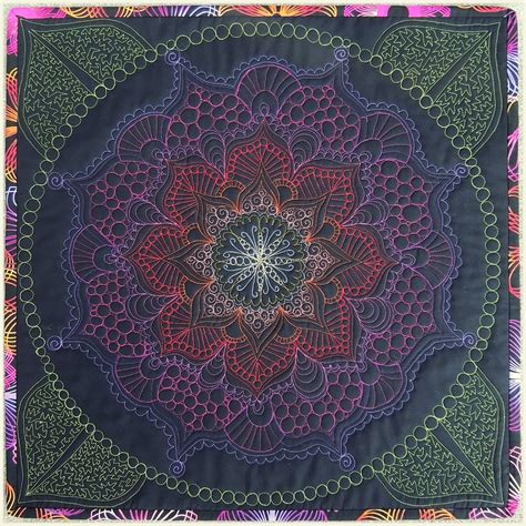 Project Quilting Its All About That Thread Mystical Mandala