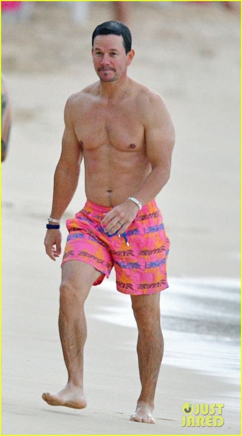 Shirtless Mark Wahlberg Looks Ripped At Age See His New Beach Photos Photo Mark
