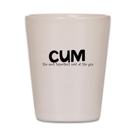 Cum The Most Important Meal Shot Glass By Themostimportantmeal