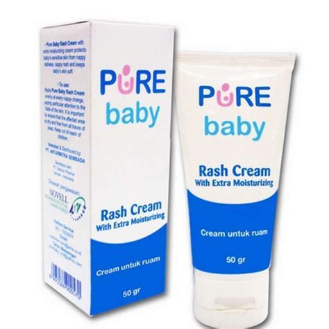 Jual Pure Baby Bb Baby Rash Cream With Extra Moisturizing 50gr Untuk