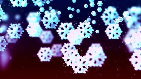 Two Hour Relaxing Screensaver With Nice Falling Snowflakes Youtube