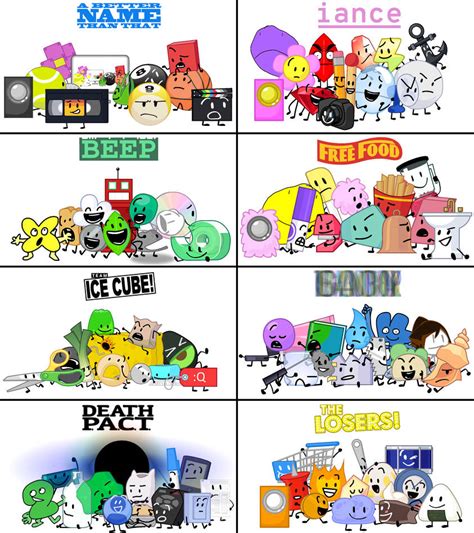 Bfb Teams But With 100 Characters By Pixelleapnetworkonda On Deviantart