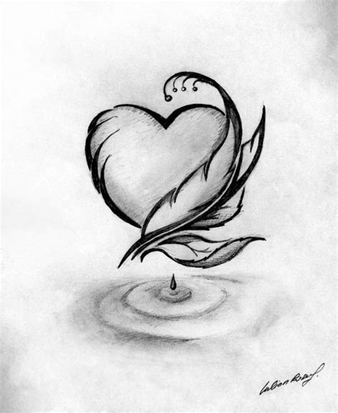 Easy drawings love mariage isa max info. Simple heart drawing | Abstract drawings, Romantic drawing