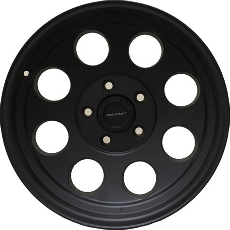 Pro Comp Wheels Proxy Satin Black 6 Lug Wheel 17x9 6mm Offset 05 15