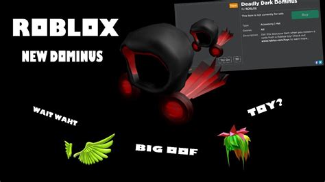 This dominus came out last year as a toy code and i'm. New Dominus Is A Toy Code Roblox