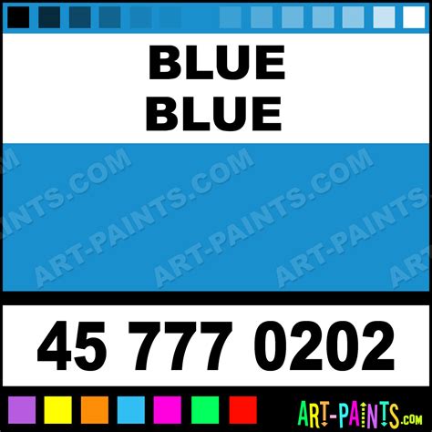 Blue Blue Glass Enamel Paints - 45 777 0202 - Blue Blue Paint, Blue Blue Color, Air-Dry 
