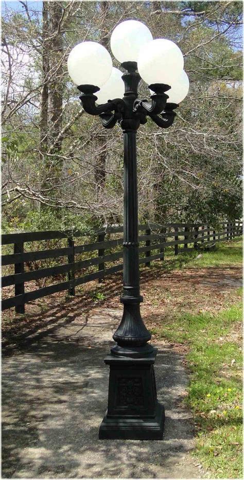 95 Ft 5 Arm Victorian Pole Light For Commercial Or Etsy Outdoor