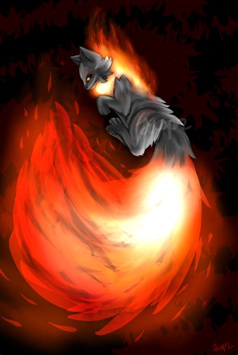 Fire Wolf By Amaaroc On Deviantart