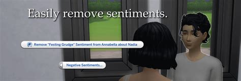 Easy Sentiment Cheats V08 By Lazarusinashes At Mod The Sims 4 Sims 4