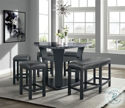 Colton Gray Counter Height Dining Room Set From Picket House