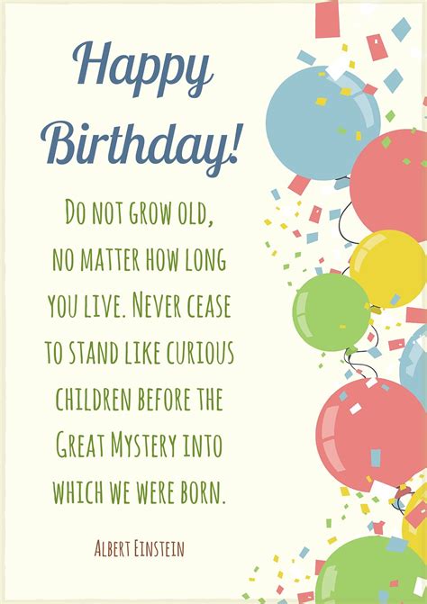 Easily add your own personal touch. Hand-picked List of Insightful Famous Birthday Quotes