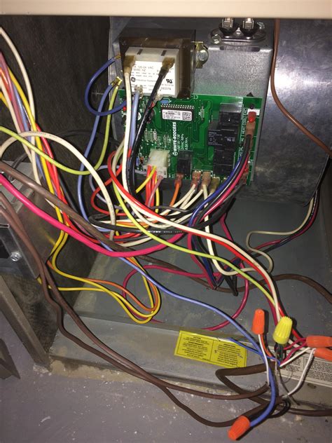 Color of wire and termination: wiring - Where do I connect the C wire in my furnace? - Home Improvement Stack Exchange