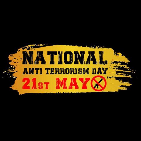 National Anti Terrorism Day Banner 6404873 Vector Art At Vecteezy