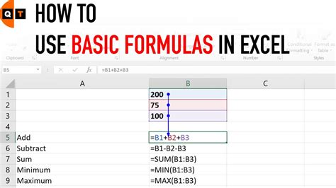 How To Use Basic Formulas In Excel Learn Excelsuite Excelsuite Gambaran