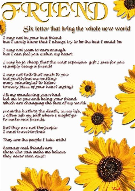 Friendship Poem Keep Smiling Photo 8914844 Fanpop