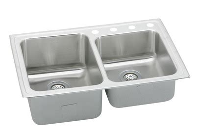 Elkay Lustertone LGR3322 Topmount Double Bowl Stainless Steel Sink| Stainless Sinks | Stainless ...