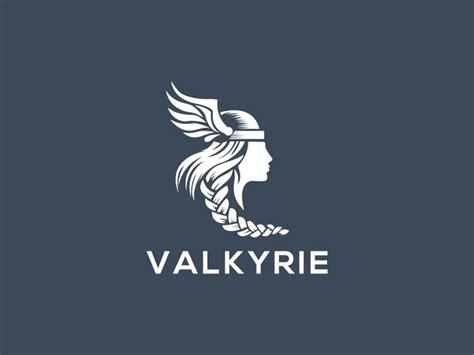 Valkyrie Logo Logo Design Inspiration Branding Viking Logo Logo