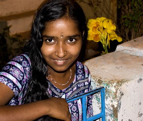 Indian Girl I Like The Way She Looks Into The Camera I Ju Flickr