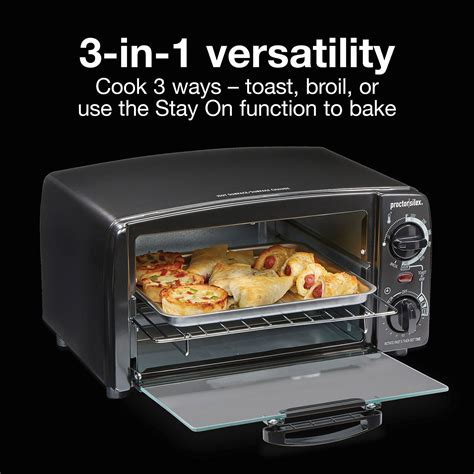 4 Slice Toaster Oven With Broiler Model 31118PS ProctorSilex Com