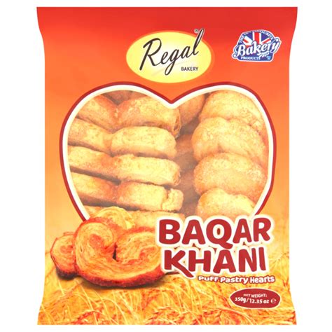 Regal Bakarkhani Puff Pastry Hearts 350gm