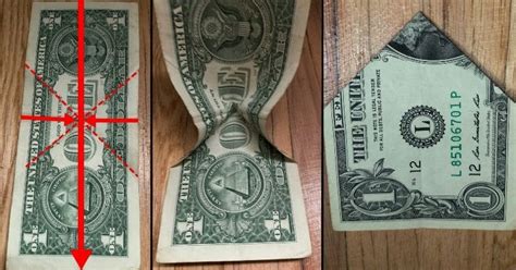 Dollar Bill Origami Bow Tie 6 Steps The Daily Dabble