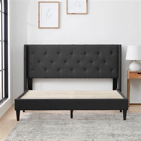 Andover Mills™ Petersen Tufted Upholstered Low Profile Platform Bed