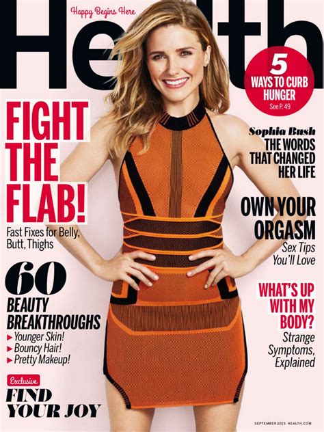 Sophia Bush Health Magazine September 2015 Issue • Celebmafia