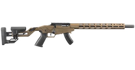 Ruger Precision Rimfire 22lr Bolt Action Rifle With Burnt Bronze