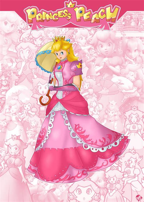 Character Card Princess Peach Toadstool By Ironclark On Deviantart