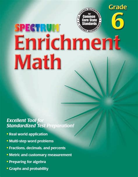 Spectrum Enrichment Math Workbooks English Library