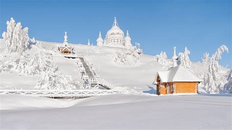 Beautiful Snowy Russian Winter Hd Wallpapers Volganga