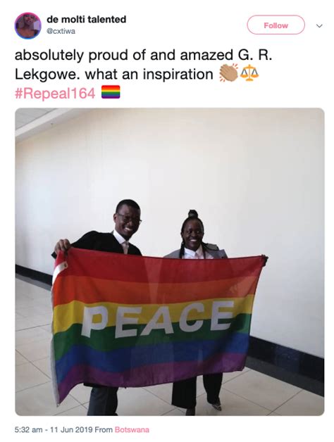 Botswana Celebrates Historic Decriminalisation Of Gay Sex Page 2 Of 2 Pinknews