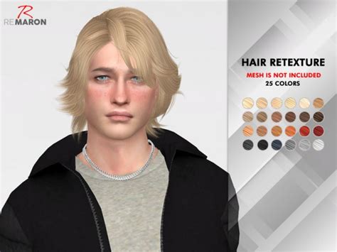 The Sims Resource Wings On0712 Hair Retextured By Remaron Sims 4 Hairs
