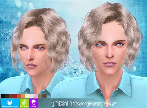 J101 Foam Summer Hair Males Pay At Newsea Sims 4 Sims 4 Updates