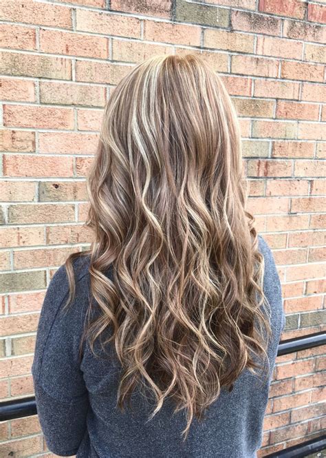 22bold chunky brown hair blonde balayage. The fall blonde is a blend of natural blonde/ cool brown ...