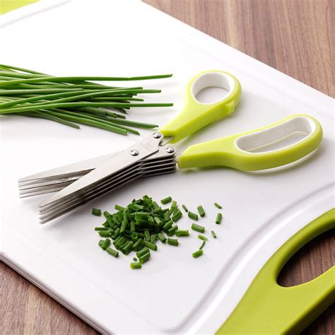 Herb Cutting Scissors Kitchen Gadget Box