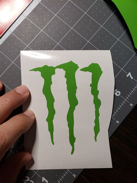 Monster Energy Sticker Mark Vinyl Decal Drift Car Truck Etsy