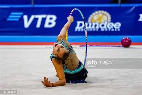 Agata Bykovskaia Of Kyrgyzstan During Rhythmic Gymnastics World