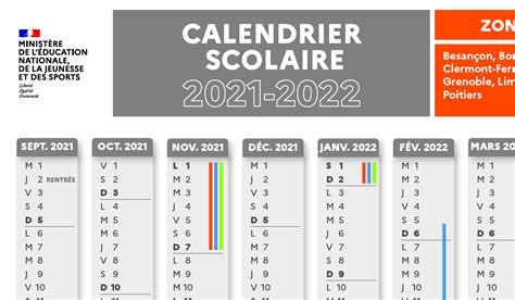 calendrier-scolaire-2022 - Calendrier