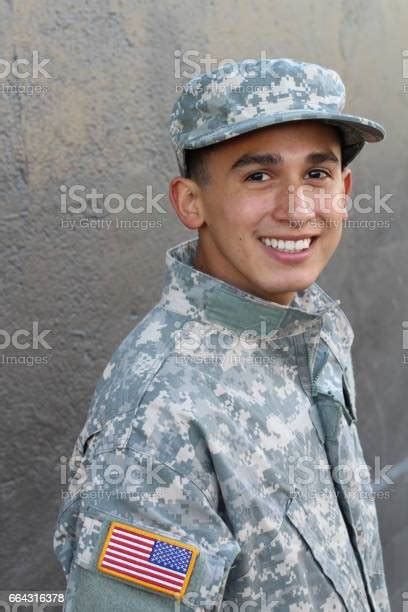 Army Worker Close Up Smiling Stock Photo Download Image Now Army